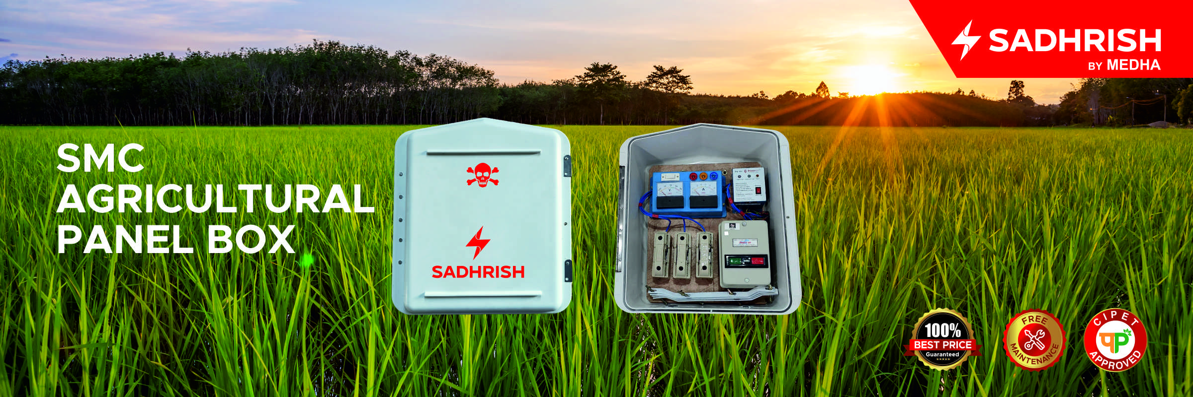 SADHRISH SMC/DMC moulded components — junction, meter and distribution box range